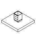 Modulo con 3 cajones