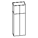 Modulo para ocultar puerta de alacena